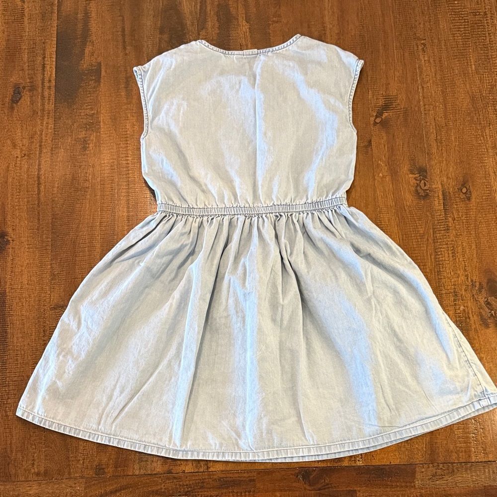 Gap light wash denim Sleeveless Kids Dress - Picture 4 of 4